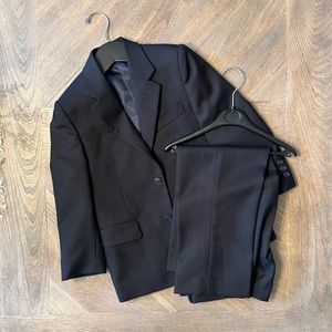 Boys Black Suit - Like New